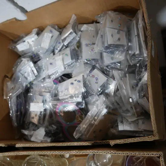 Box of costume jewellery