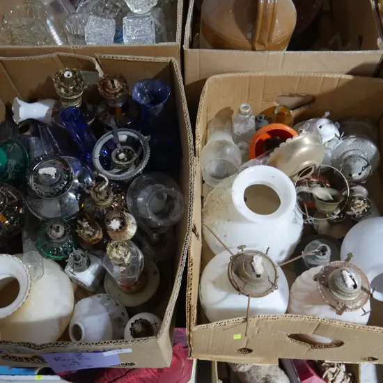 Two boxes of kero lamps