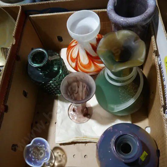 Assorted glassware etc