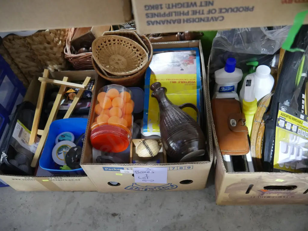 Three boxes of sundries Image 1++