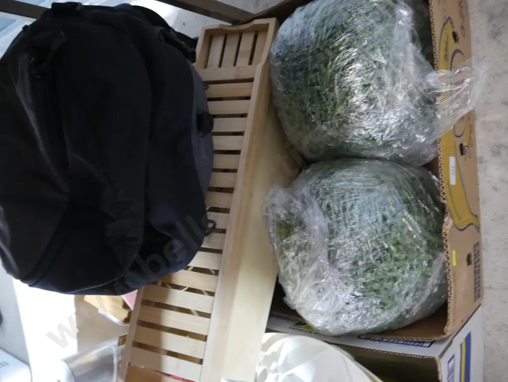 2 artificial plant balls etc Image 1++