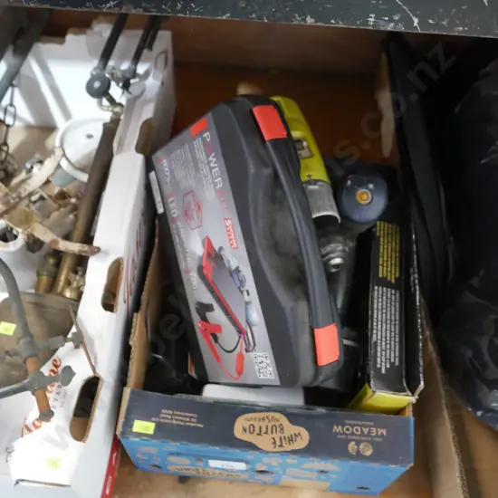 Portable power bank jump starter, drills etc