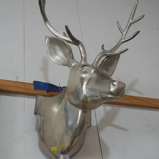 Metal deer head