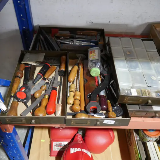 Assorted hand tools etc