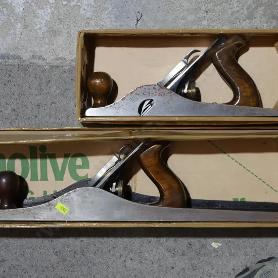 Two wood planes