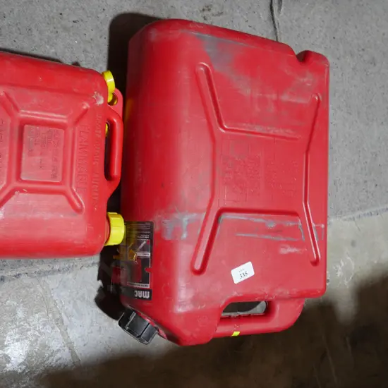 Two petrol containers