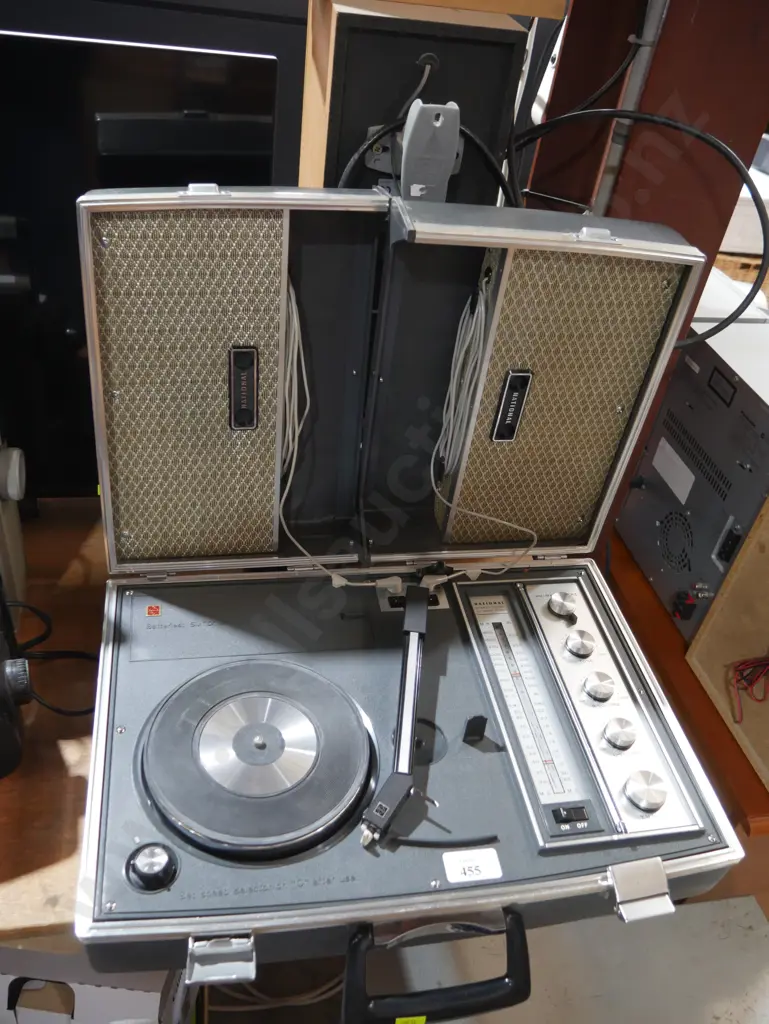 Portable record player national Image 1++