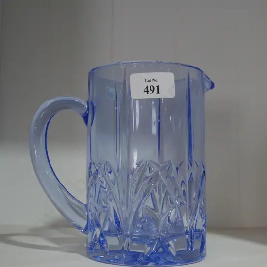 Waterford pressed glass jug