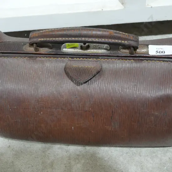 Leather doctors bag