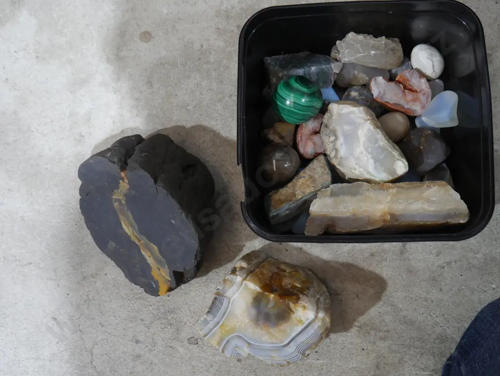 Container of gemstones Image 1++