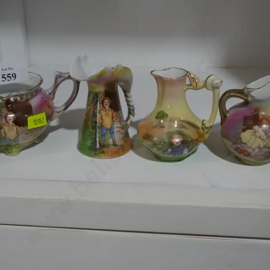 4 Royal Bayreuth vases