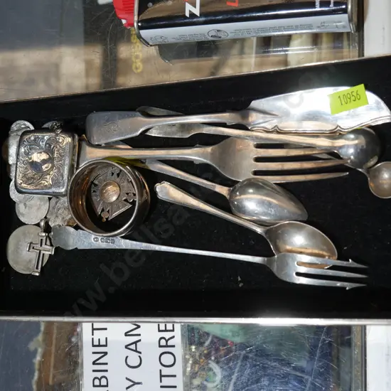 Sterling silver cutlery etc