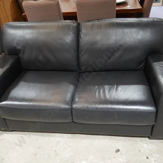Black 2 seater settee
