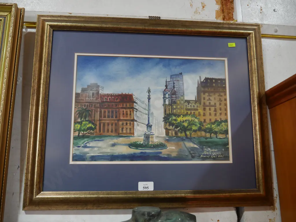 Tretyakov "Plaza Lavalle" Buenos Aires 2002 artwork Image 1++