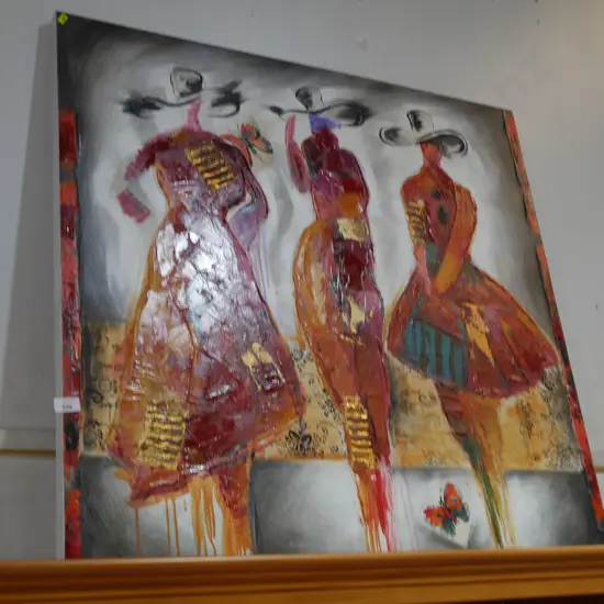 Large canvas artwork