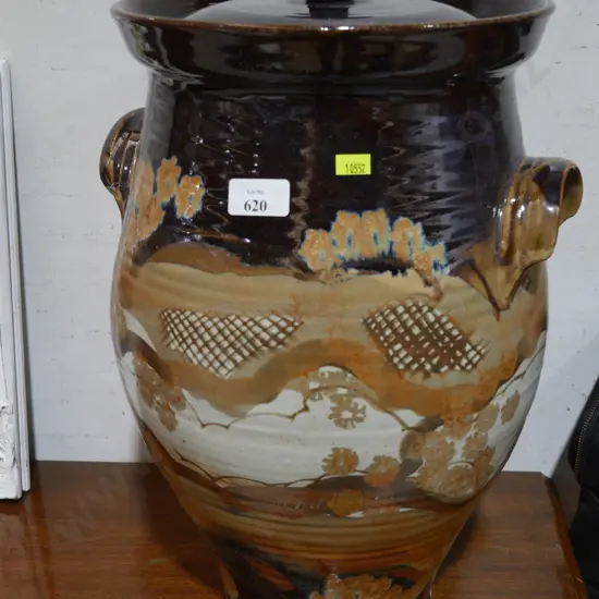 Large pottery container