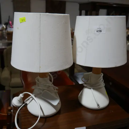 Two table lamps