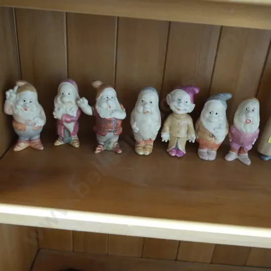 Snow White and the seven dwarf figurines