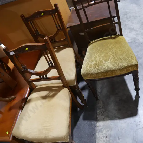 Pair of dining chairs