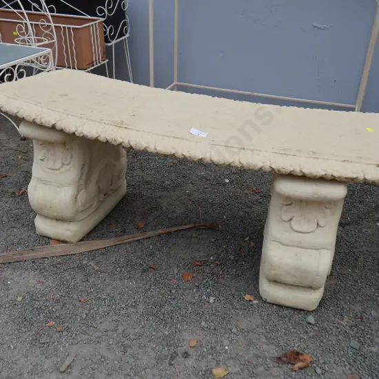 Stone bench