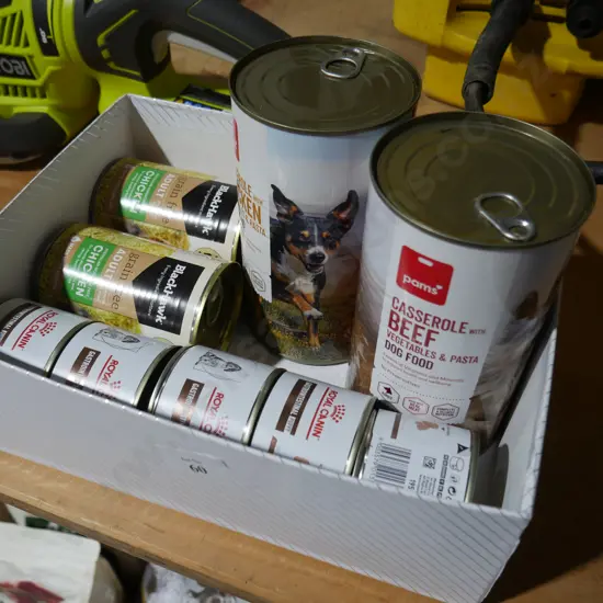 Canned dog foods
