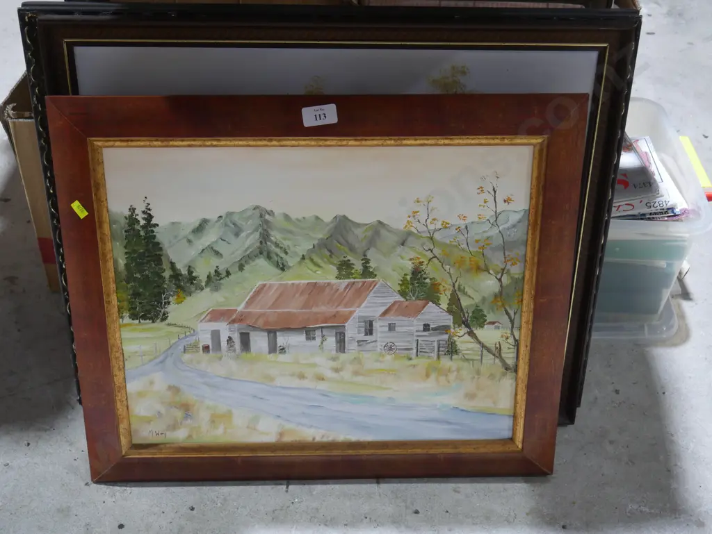 4 framed artworks Image 1++
