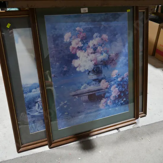 2 framed prints