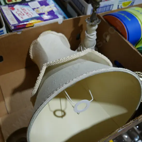 Table lamps, etc