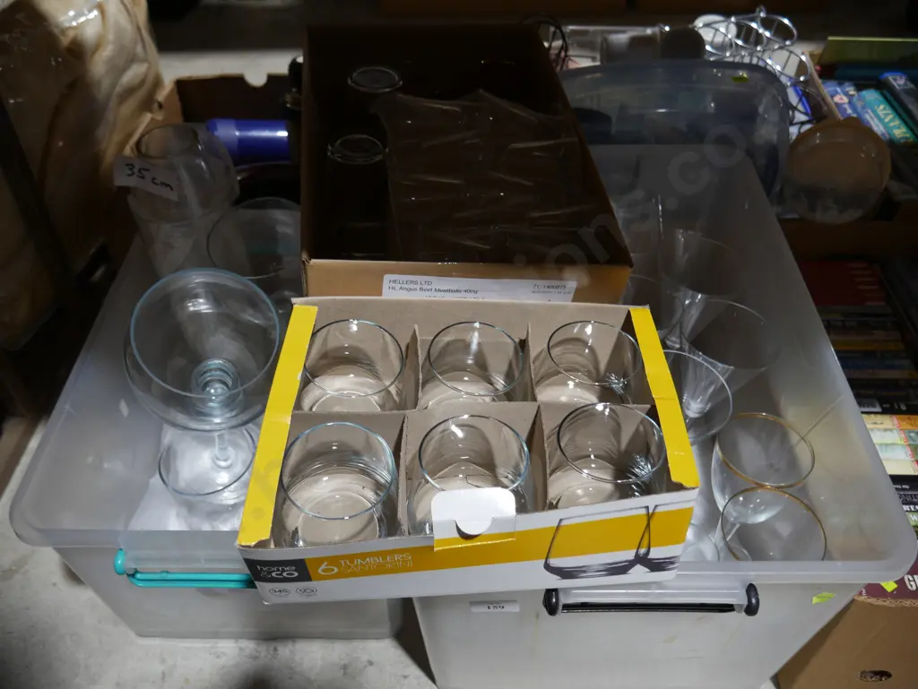 Stemmed glassware, etc Image 1++