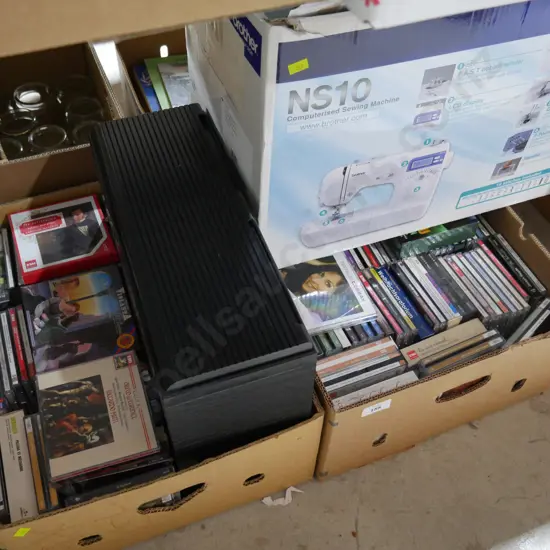 3 boxes of cd's