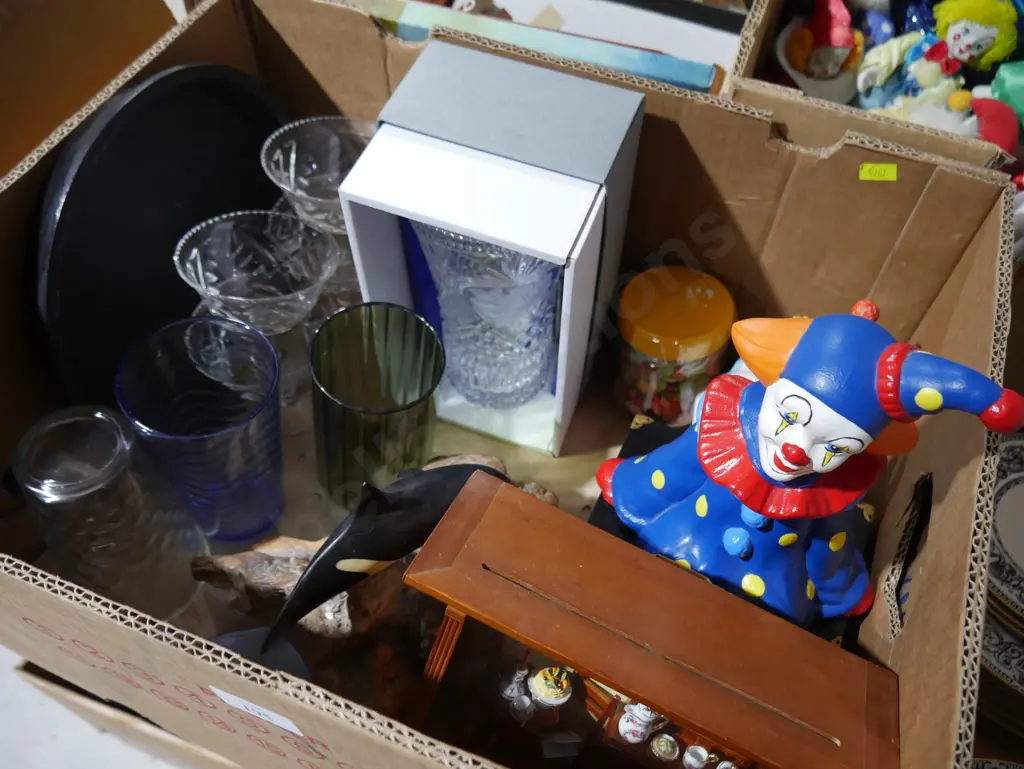 Clowns, glassware etc Image 1++