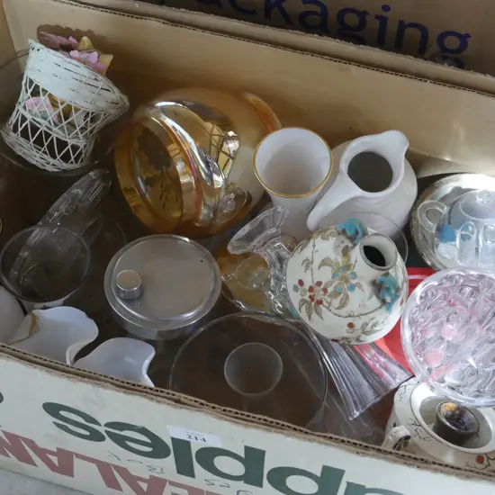 Glassware, etc