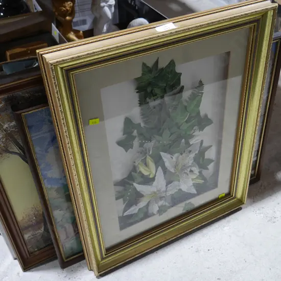 3 framed artworks