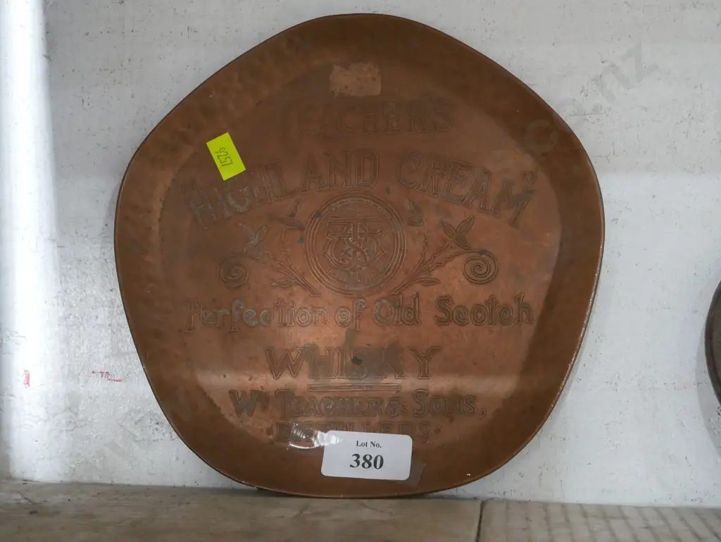 Copper Teacher & Sons whiskey tray Image 1++