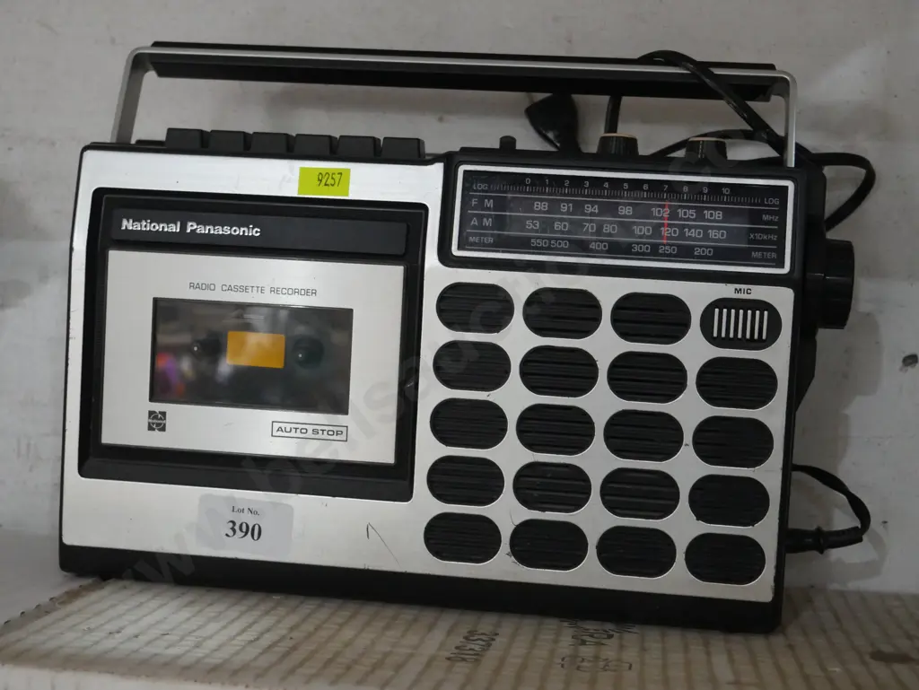 National Panasonic radio cassette recorder Image 1++