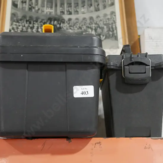 2 toolboxes