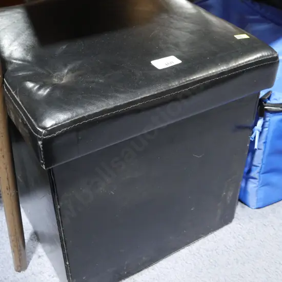 Leather stool