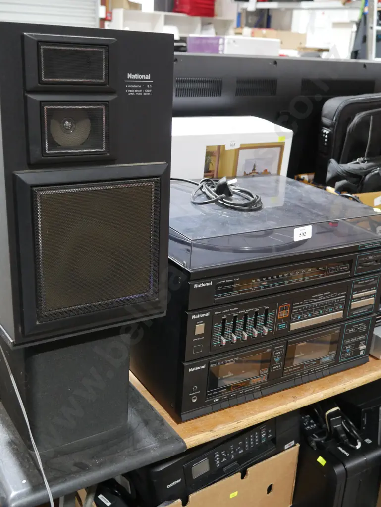 National stereo system and speakers Image 1++
