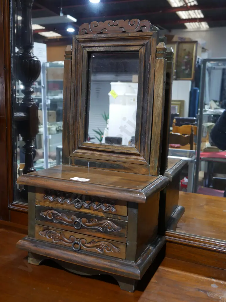Miniature mirror back dresser Image 1++