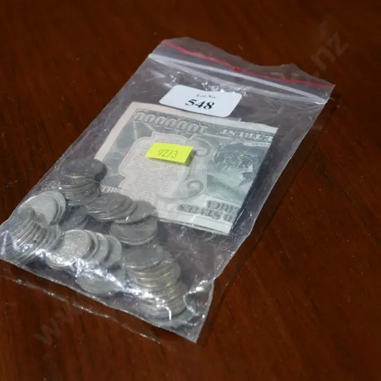 Coins, banknotes