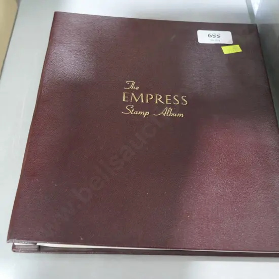 Brown stamp album