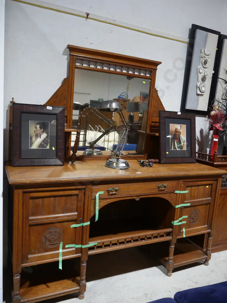 Mirror back sideboard Image 1++
