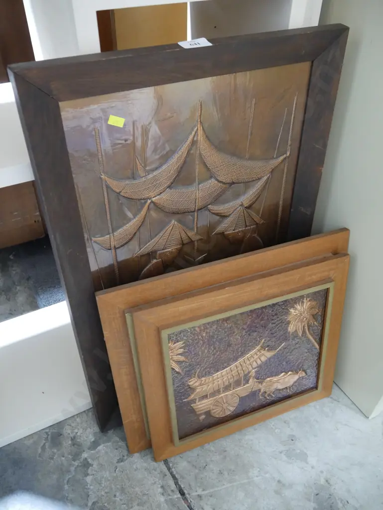 Copper repousse artworks Image 1++