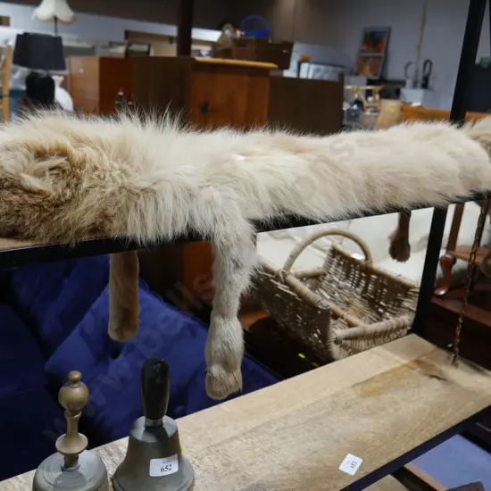 Fox fur stole