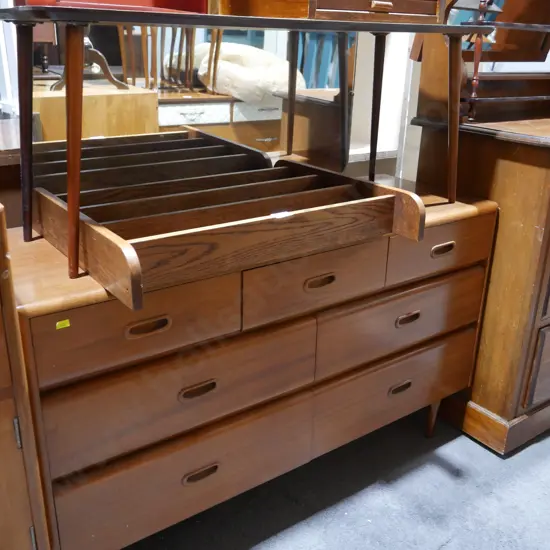 Mirror back dresser