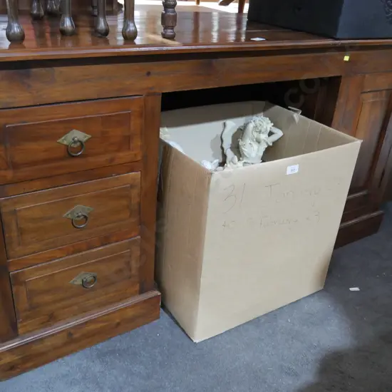 Large wooden desk