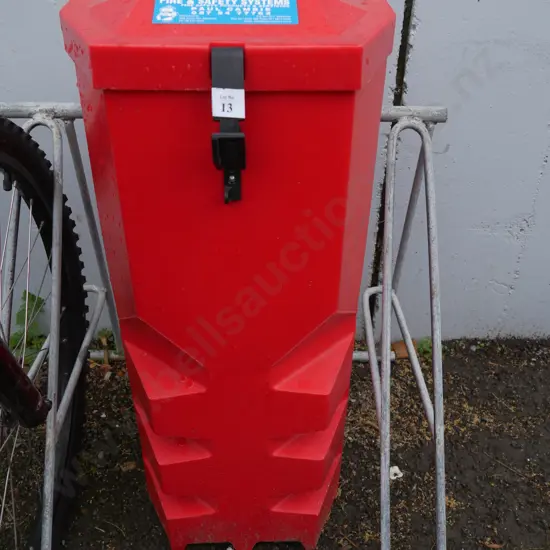 Fire extinguisher box