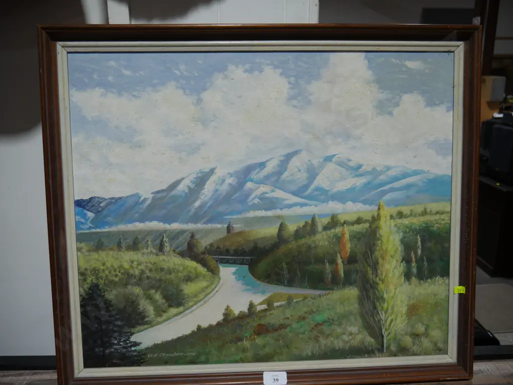 Oil painting by WH Chambers Image 1++