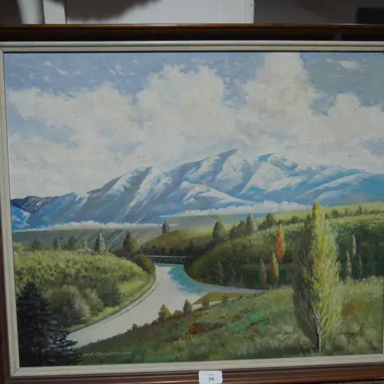 Oil painting by WH Chambers