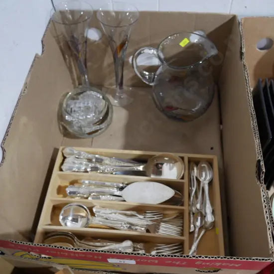 Cutlery and glassware